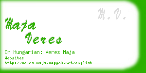 maja veres business card